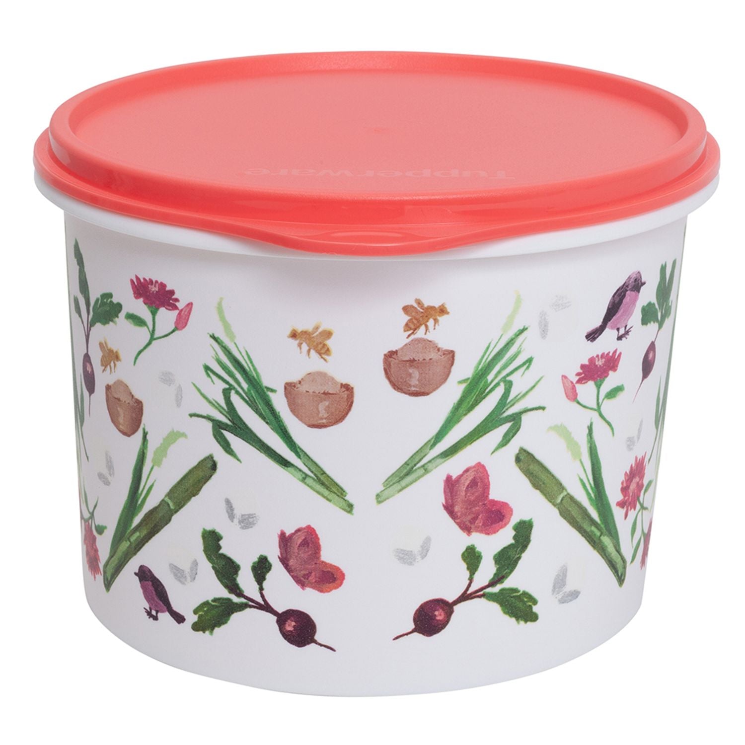 Pote p/ alimentos Tupper Caixa Açucar Tupperware 1,4Kg Floral